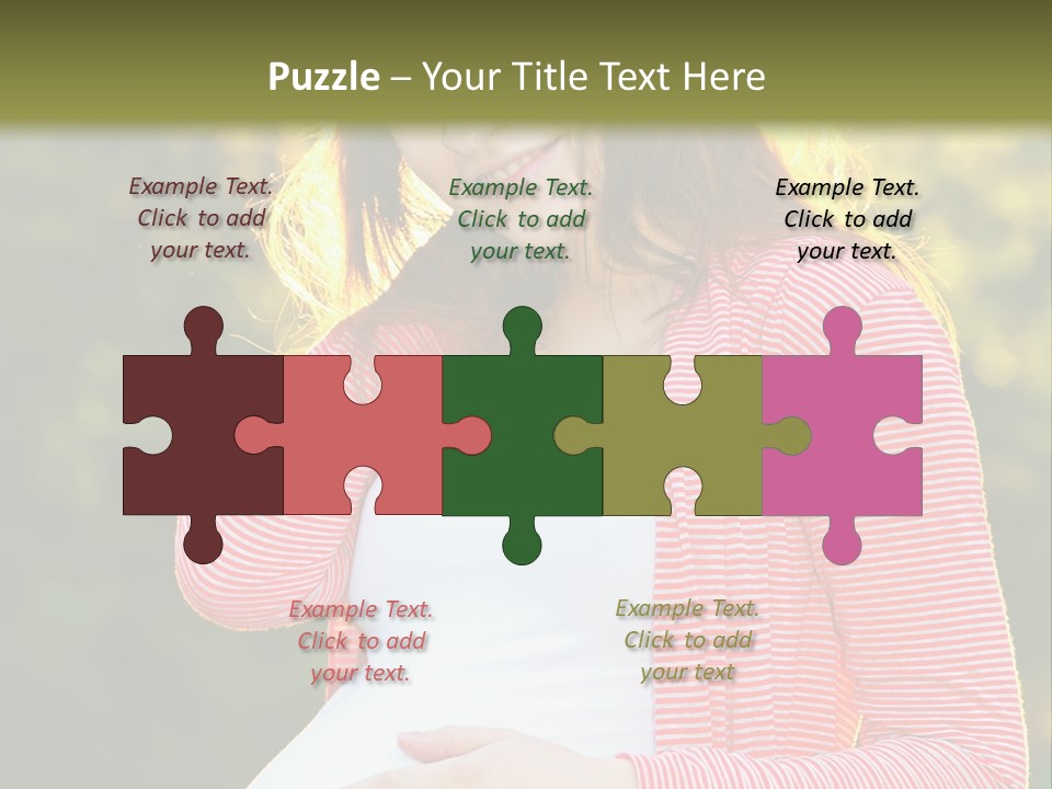 New Life Sun Maternity PowerPoint Template