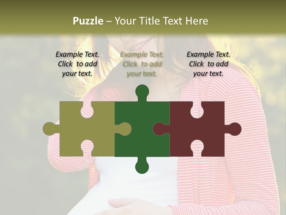 New Life Sun Maternity PowerPoint Template