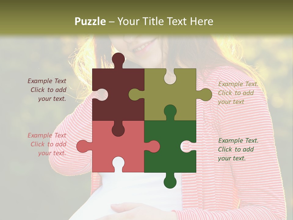 New Life Sun Maternity PowerPoint Template