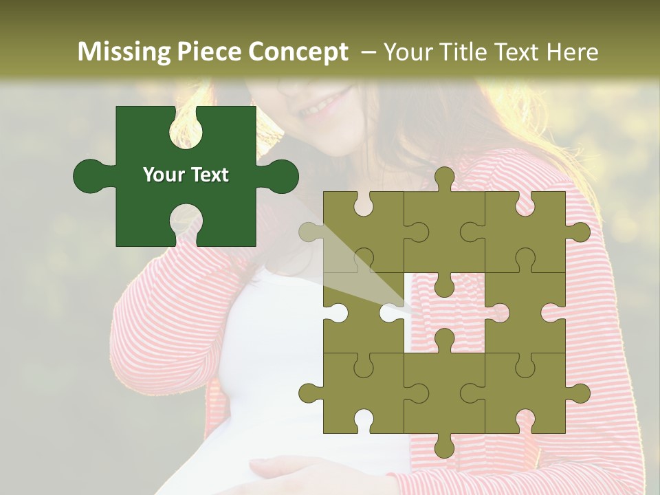 New Life Sun Maternity PowerPoint Template