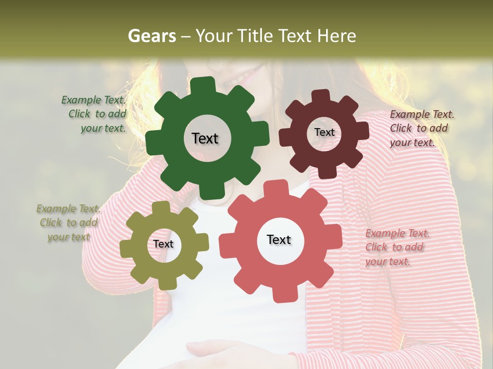 New Life Sun Maternity PowerPoint Template