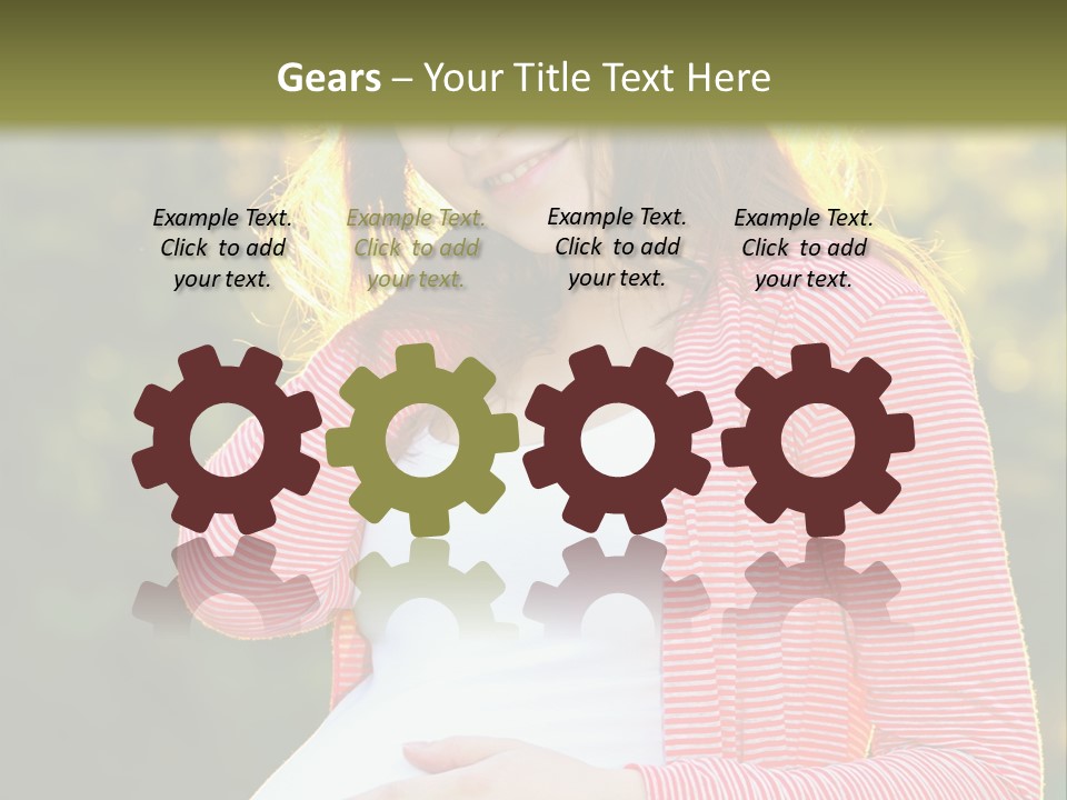 New Life Sun Maternity PowerPoint Template