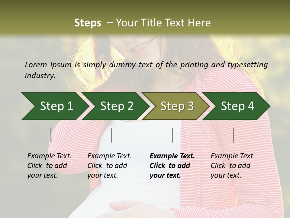 New Life Sun Maternity PowerPoint Template
