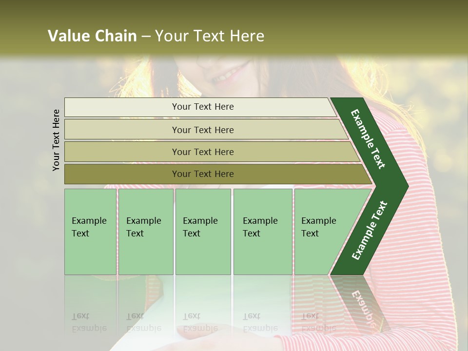 New Life Sun Maternity PowerPoint Template