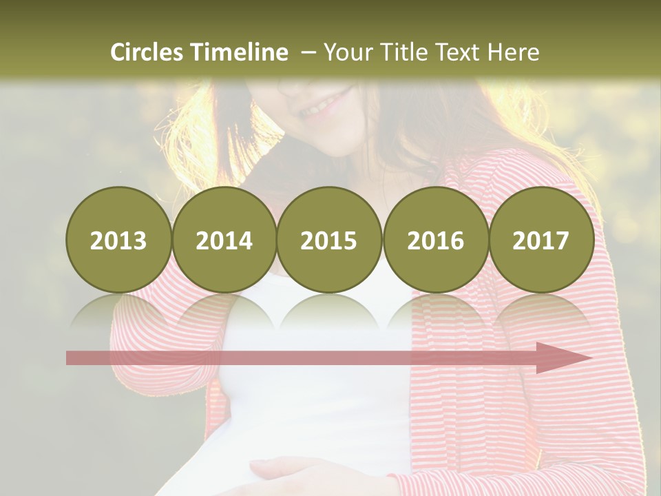 New Life Sun Maternity PowerPoint Template