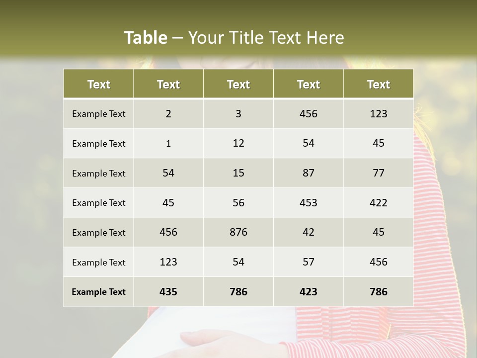New Life Sun Maternity PowerPoint Template