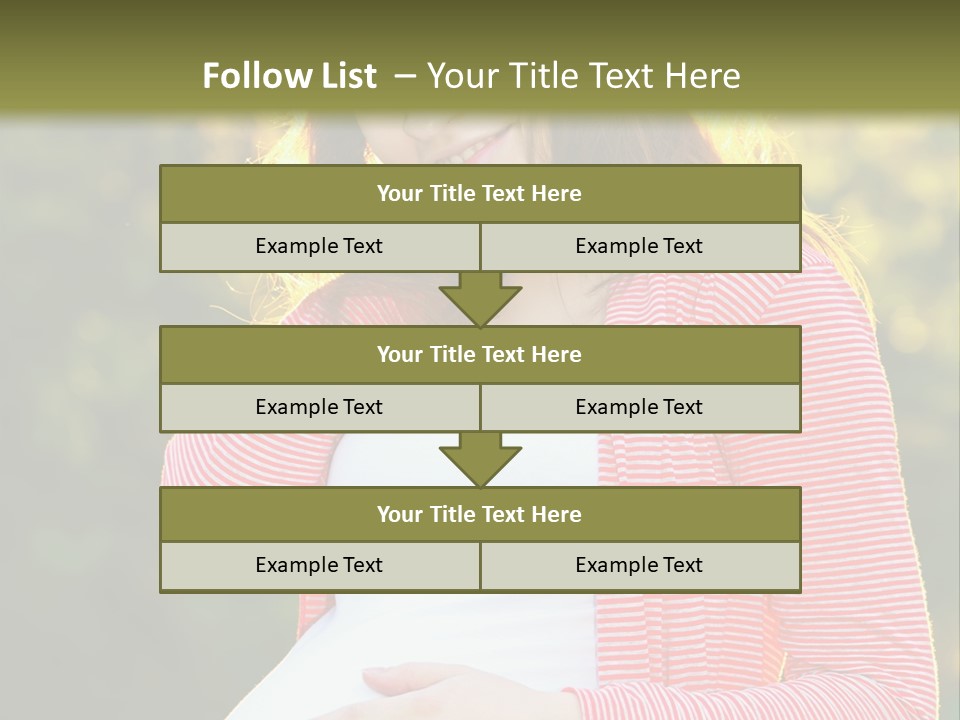 New Life Sun Maternity PowerPoint Template