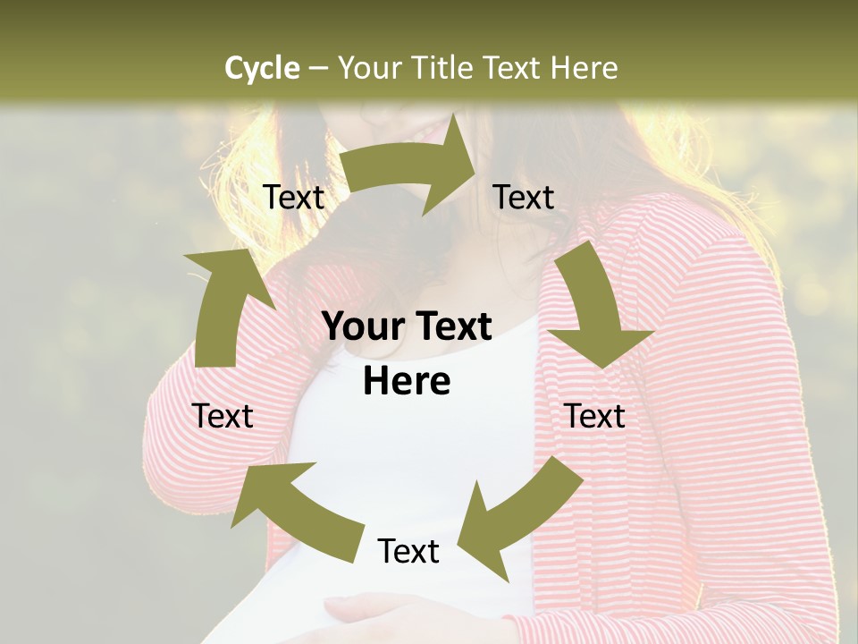 New Life Sun Maternity PowerPoint Template