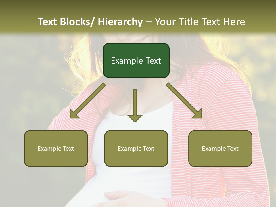 New Life Sun Maternity PowerPoint Template
