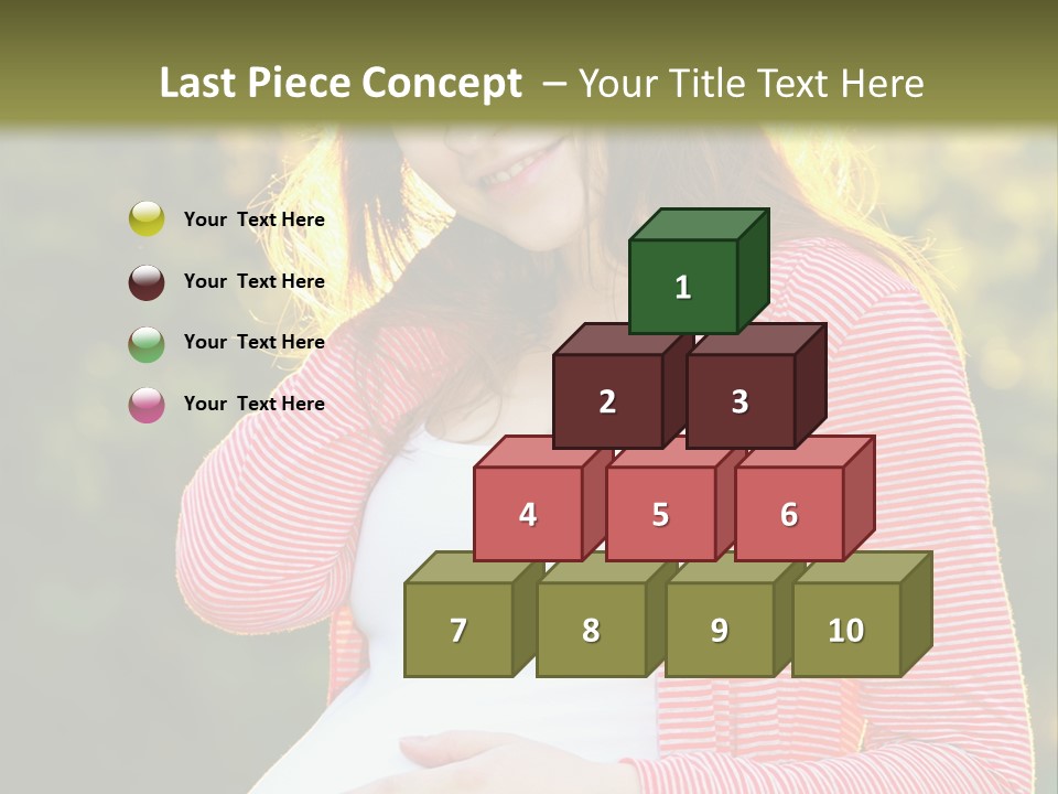 New Life Sun Maternity PowerPoint Template