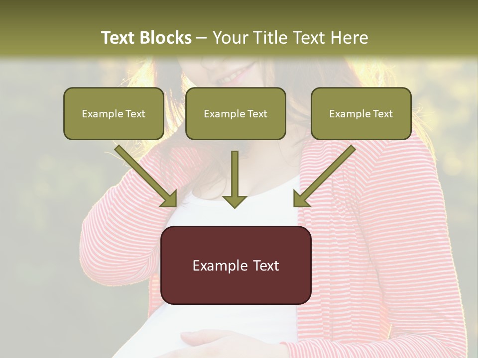 New Life Sun Maternity PowerPoint Template