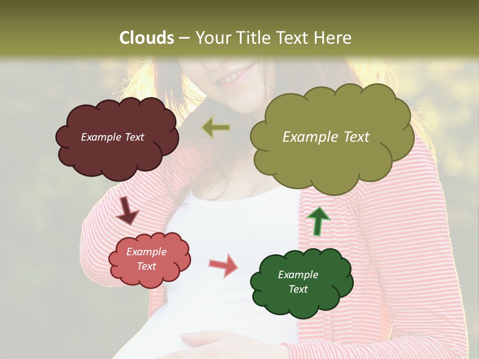 New Life Sun Maternity PowerPoint Template