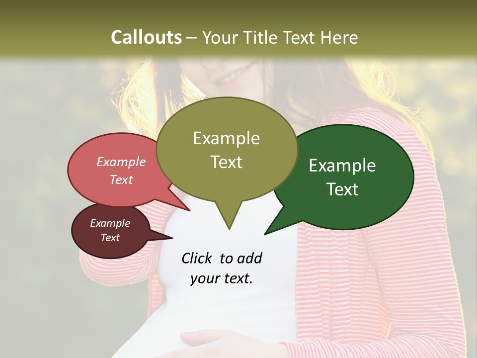 New Life Sun Maternity PowerPoint Template