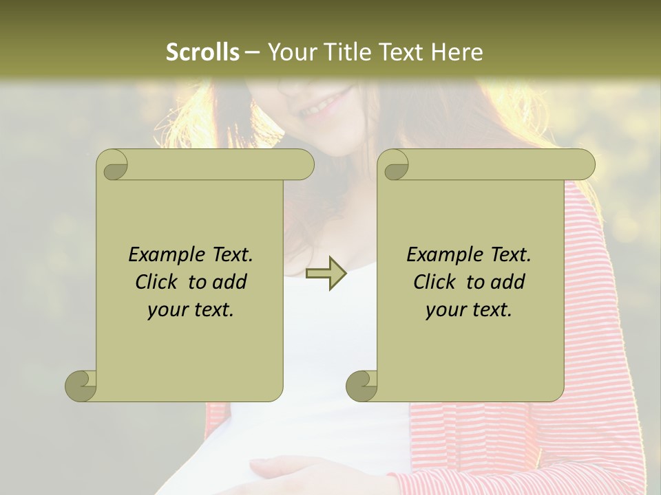 New Life Sun Maternity PowerPoint Template