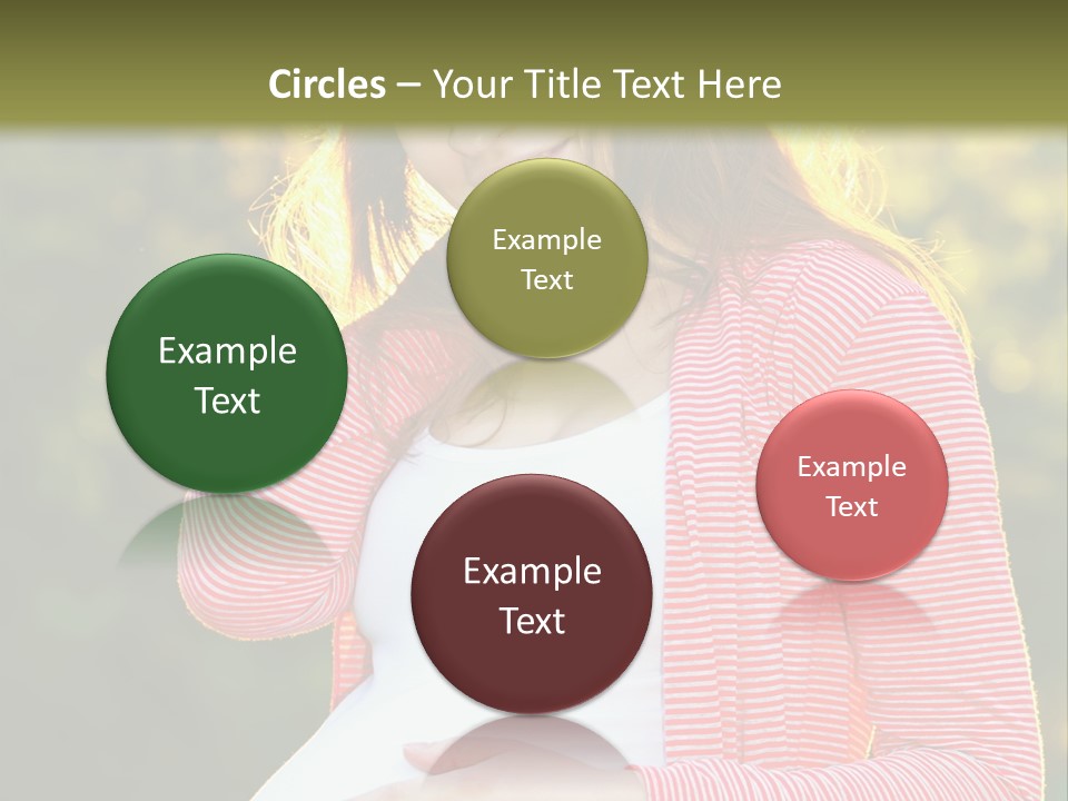 New Life Sun Maternity PowerPoint Template