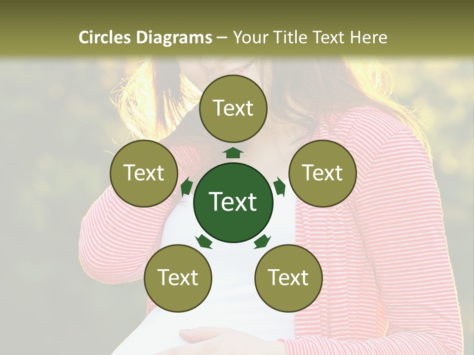 New Life Sun Maternity PowerPoint Template