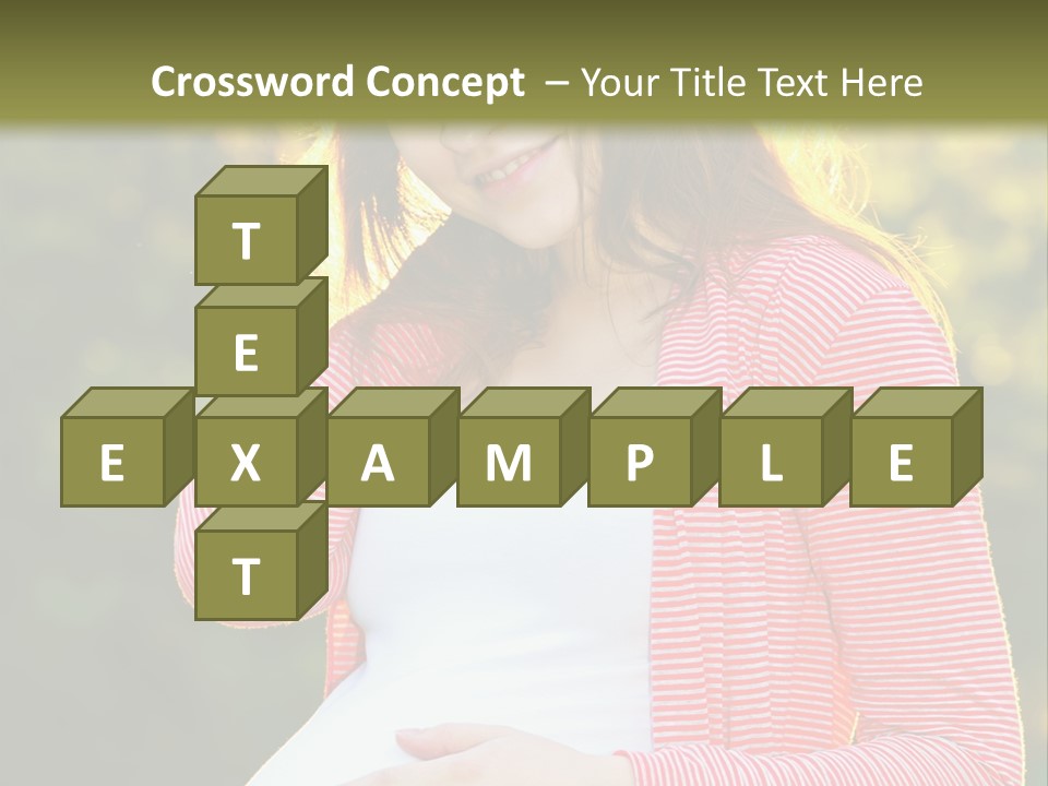 New Life Sun Maternity PowerPoint Template