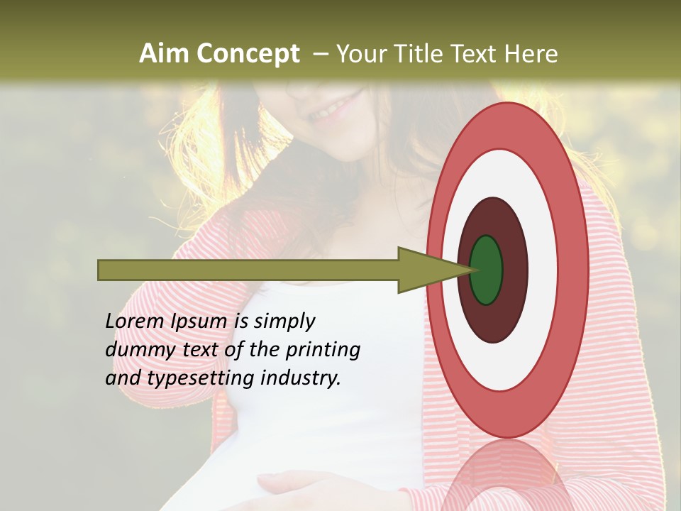 New Life Sun Maternity PowerPoint Template