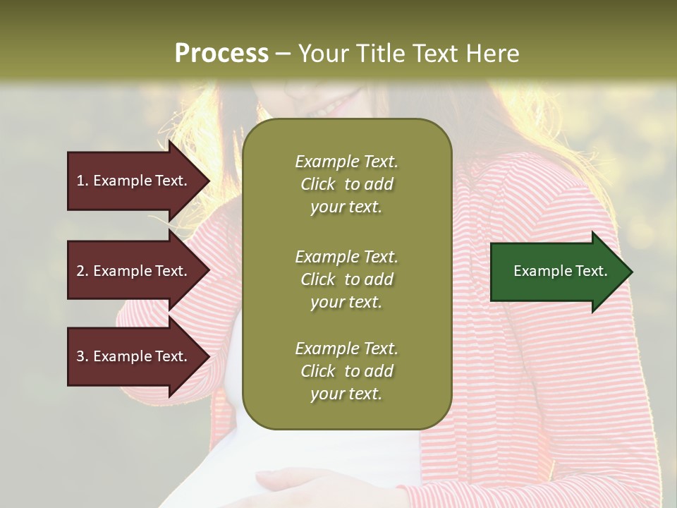 New Life Sun Maternity PowerPoint Template
