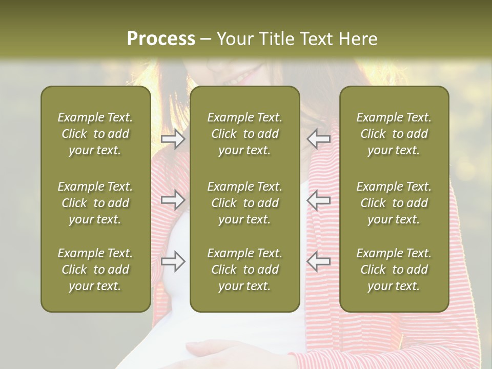 New Life Sun Maternity PowerPoint Template