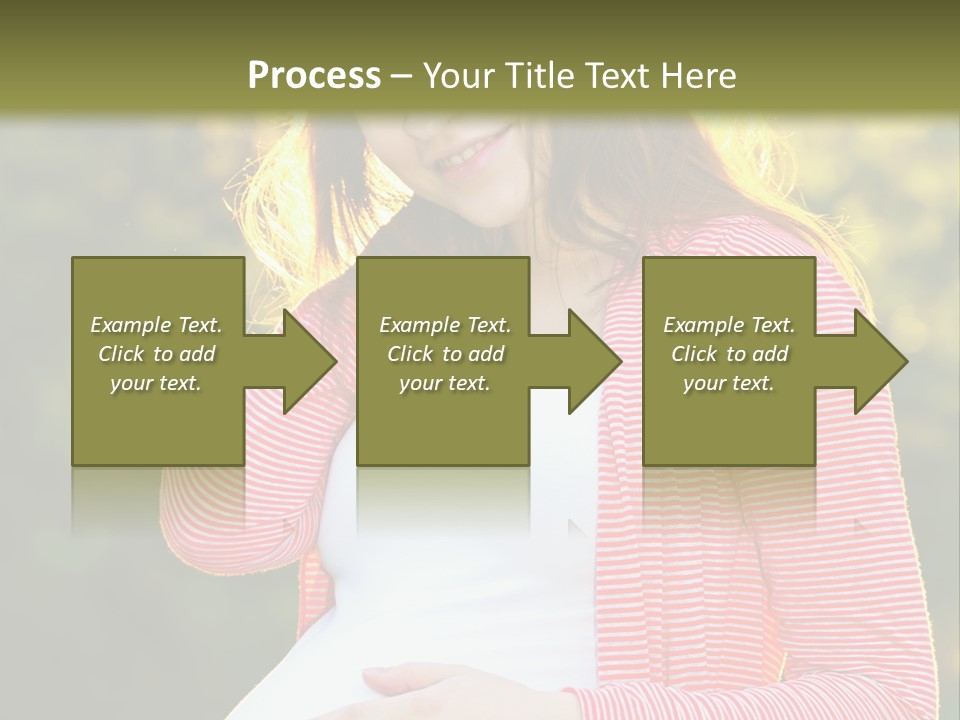 New Life Sun Maternity PowerPoint Template