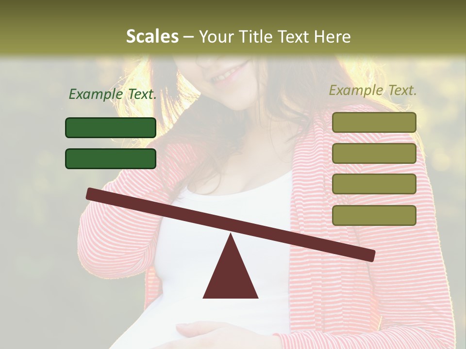 New Life Sun Maternity PowerPoint Template