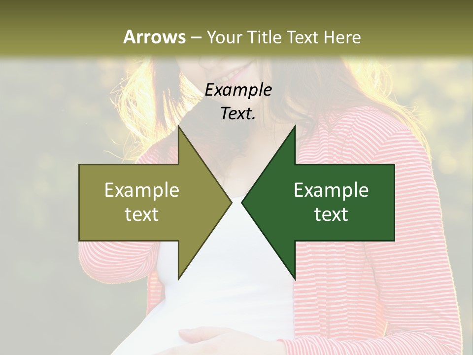 New Life Sun Maternity PowerPoint Template