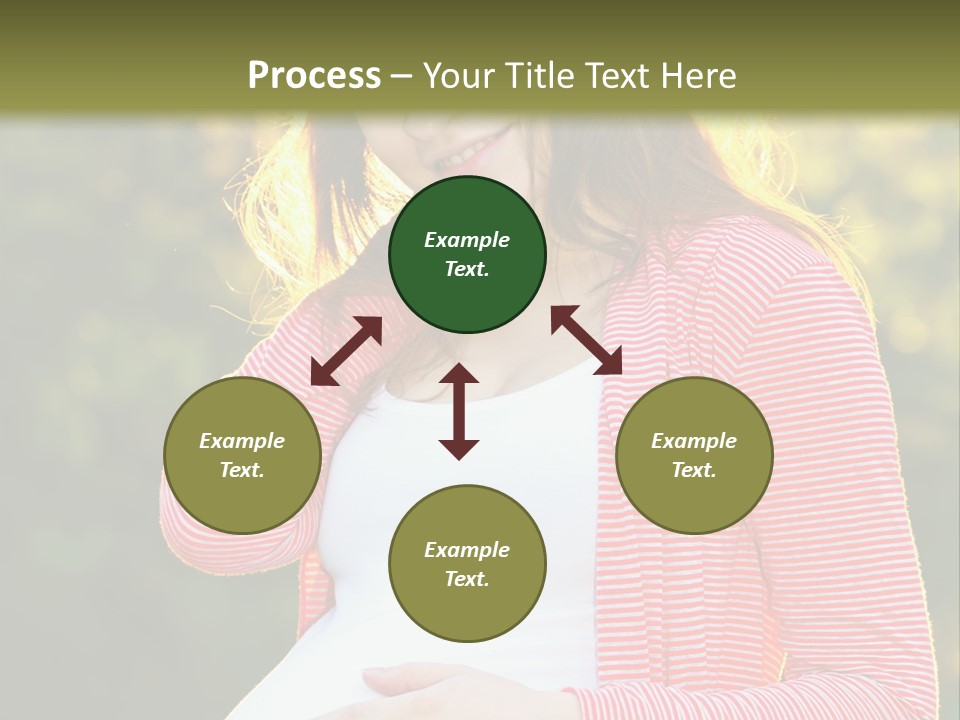 New Life Sun Maternity PowerPoint Template