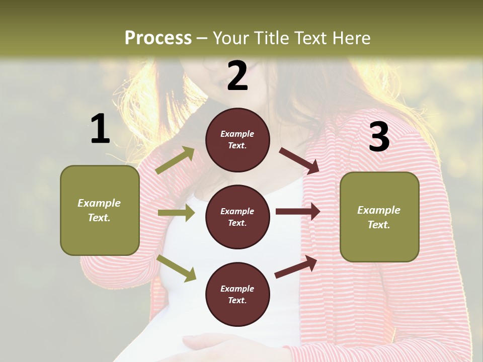 New Life Sun Maternity PowerPoint Template