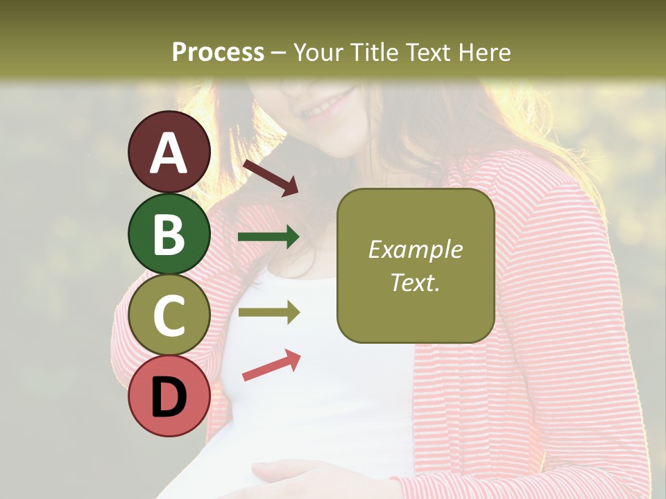 New Life Sun Maternity PowerPoint Template