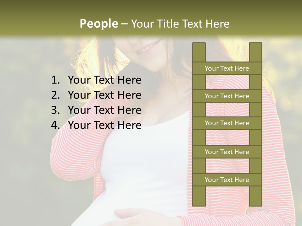 New Life Sun Maternity PowerPoint Template