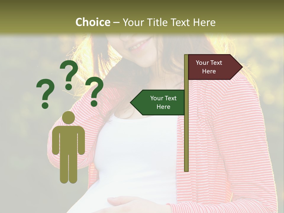 New Life Sun Maternity PowerPoint Template