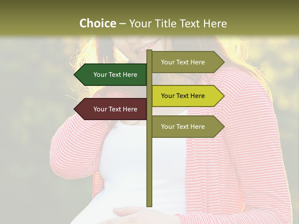 New Life Sun Maternity PowerPoint Template