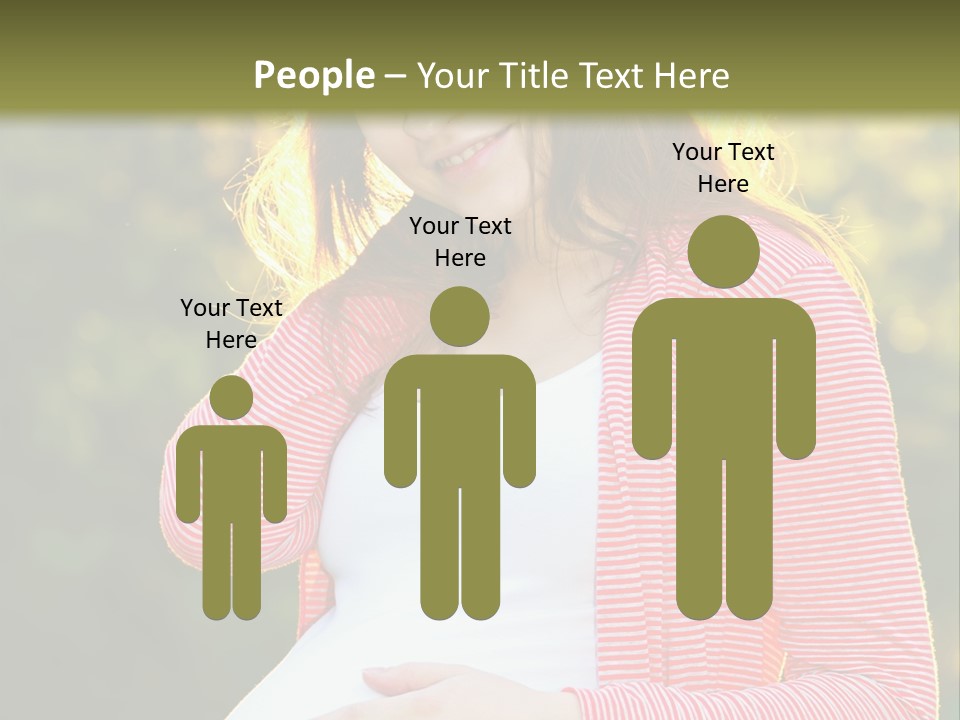 New Life Sun Maternity PowerPoint Template