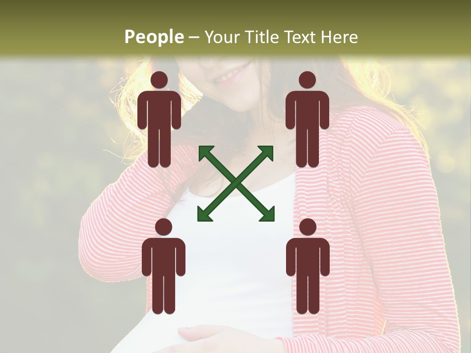 New Life Sun Maternity PowerPoint Template