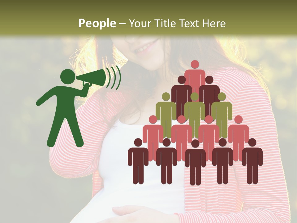 New Life Sun Maternity PowerPoint Template