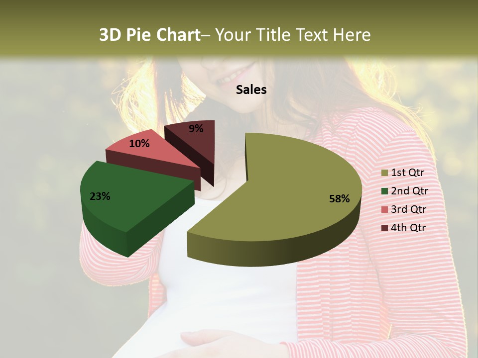 New Life Sun Maternity PowerPoint Template