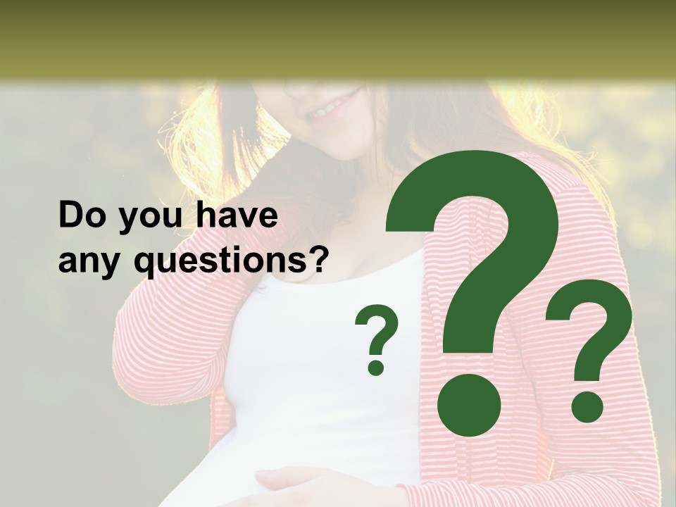 New Life Sun Maternity PowerPoint Template