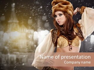 Femininity Fun Beautiful PowerPoint Template