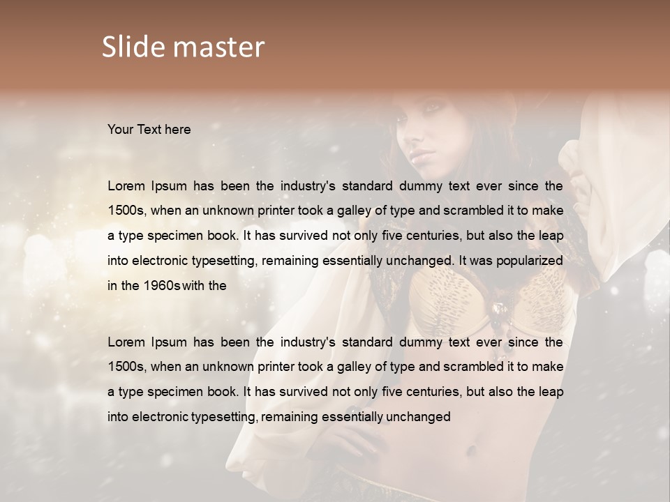 Femininity Fun Beautiful PowerPoint Template