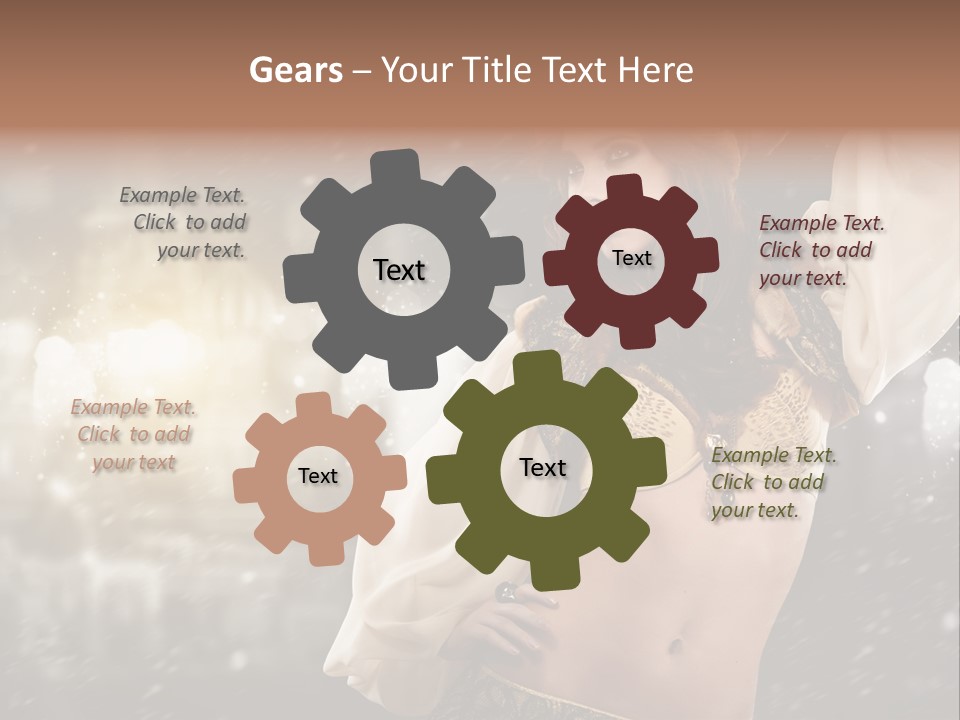 Femininity Fun Beautiful PowerPoint Template