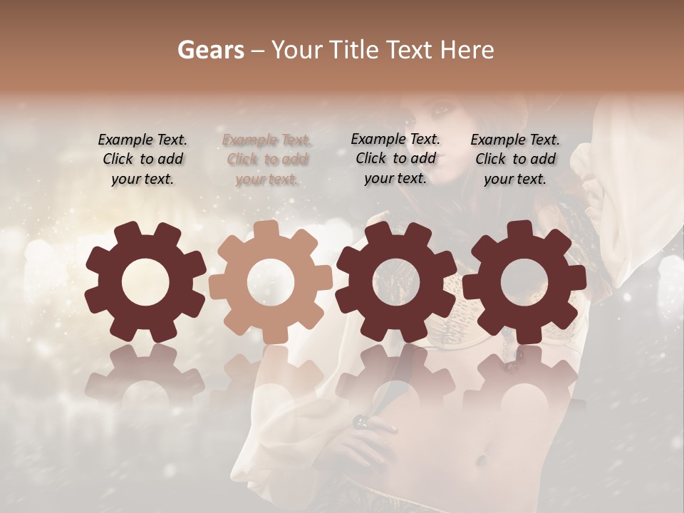 Femininity Fun Beautiful PowerPoint Template