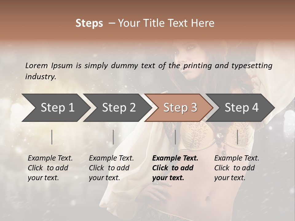 Femininity Fun Beautiful PowerPoint Template