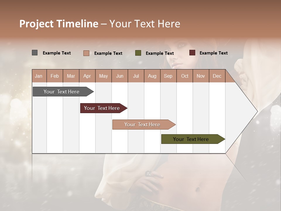 Femininity Fun Beautiful PowerPoint Template