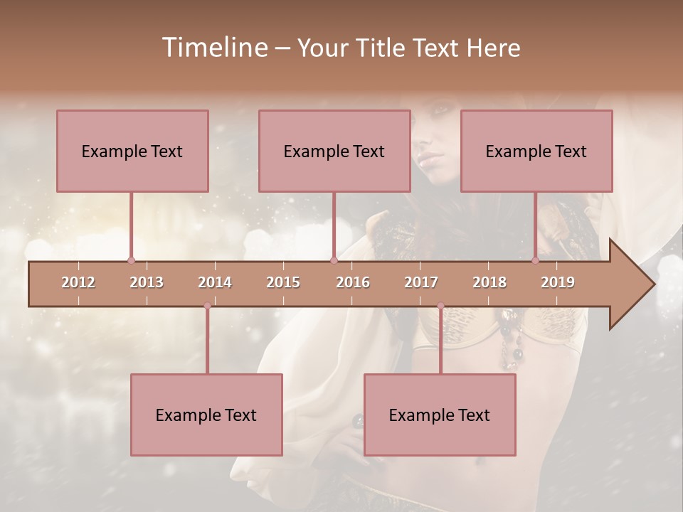 Femininity Fun Beautiful PowerPoint Template