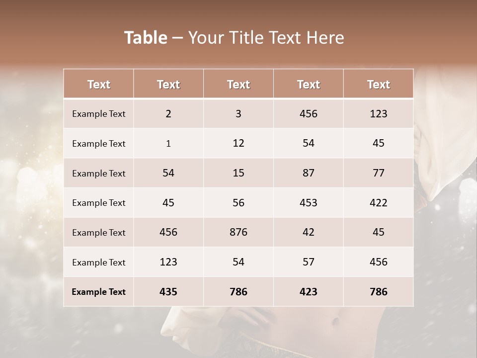 Femininity Fun Beautiful PowerPoint Template