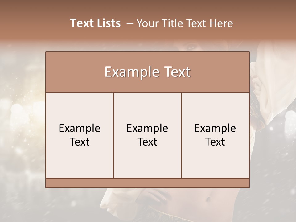 Femininity Fun Beautiful PowerPoint Template