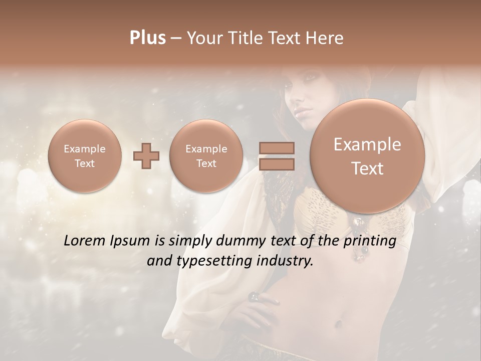 Femininity Fun Beautiful PowerPoint Template