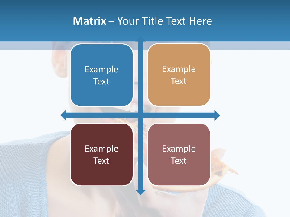 Diet White Only PowerPoint Template