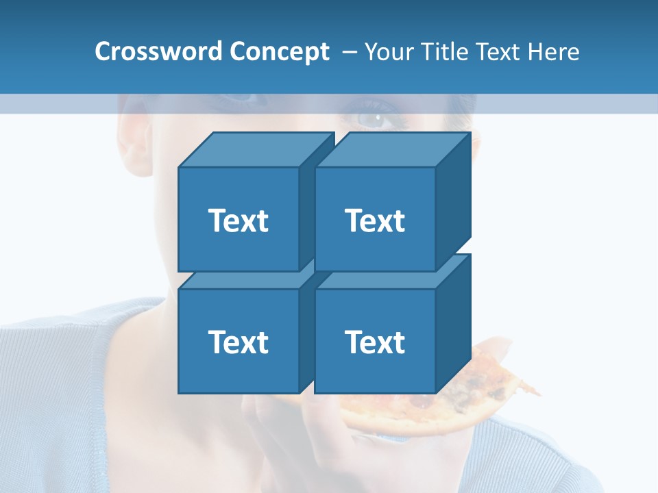 Diet White Only PowerPoint Template